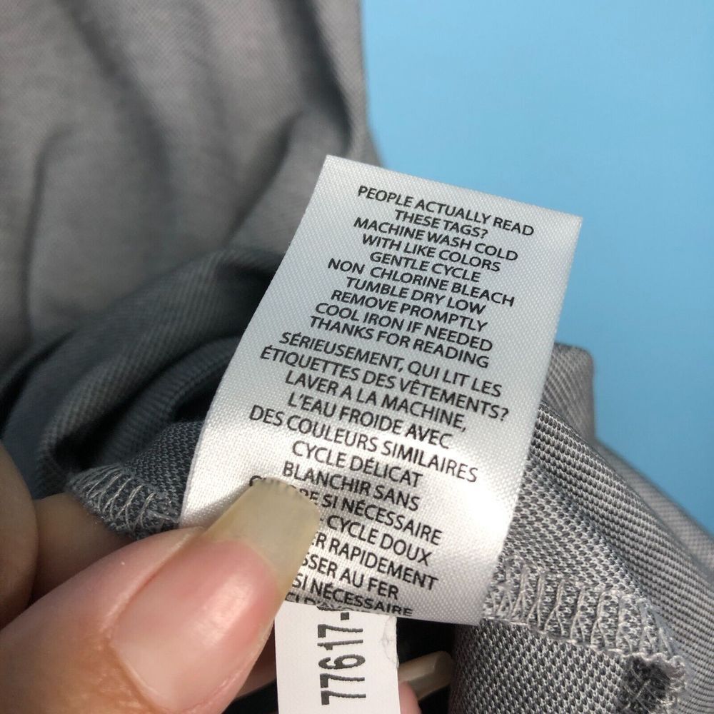 4/$25 Travis Mathew Polo Shirt Mens XXL Gray Stripe Casual Golf Athletic - Picture 6 of 9